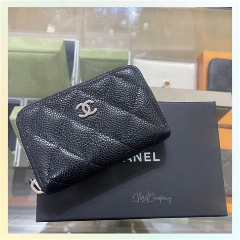 chanel card holder buy online|chanel card holder zipped.